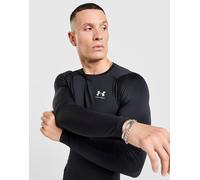 Under Armour Ua Hg Armour Comp Ls Maglietta a maniche lunghe, Nero, S-M Uomo
