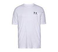 Under Armour UA Sportstyle LC SS Maglietta, Bianco, S Uomo