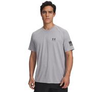 Under Armour Maglietta a maniche corte Freedom Tech da uomo, (036) Acciaio Light Heather / /, S
