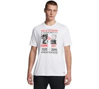 Under Armour Maglietta a maniche corte Project Rock Red One Fight of The Century, da uomo, (100) Bianco / / Nero, XL