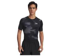 Maglietta funzionale da uomo Under Armour HG Armour Printed SS Taglia: XXXL / Colore: nero/bianco