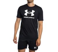 Under Armour Maglietta da Uomo UA Sportstyle Logo Update SS, Nero / / Bianco, L