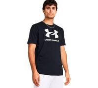 Under Armour UA Sportstyle Logo Update SS T-Shirt, Nero / / Bianco, XL Uomo