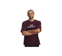 Under Armour Maglietta Palestra Logo Ghl Bordeaux Uomo M