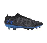 Scarpe da calcio Under Armour Magnetico Elite 5 FG da uomo Nero / Titan Grigio / Blu Atlantis 45