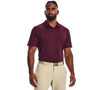 Under Armour Matchplay Golf Polo a Maniche Corte, (600) Marrone Scuro/Grigio Pitch Gray, XL Uomo