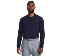 Under Armour Polo da uomo Performance 3.0 a maniche lunghe, (410) Midnight Navy / Pitch Grey, M