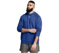 Felpa con cappuccio Under Armour Rival Fleece da uomo Tech Blu / Bianco XL