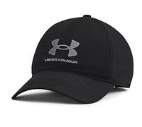 Under Armour Men's ArmourVent Adjustable Hat, Black (001)/Pitch Gray, One Size Fits Most