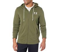 Under Armour Felpa Rival Terry Full-Zip da uomo Verde/Onyx Bianco M