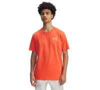 T-shirt Under Armour Sportsyle Left Chest manica corta arancione butano - S