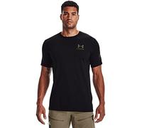 Under Armour Men's New Freedom Flag T-Shirt , Black (004)/Marine Od Green , X-Large