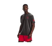 Under Armour Men's New Freedom Flag T-Shirt , Charcoal Medium Heather (019)/Red , 3X-Large