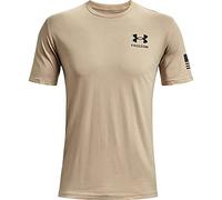 Under Armour Men's New Freedom Flag T-Shirt , Desert Sand (290)/Black , 3X-Large