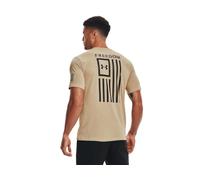 Under Armour Men's New Freedom Flag T-Shirt , Desert Sand (290)/Black , XX-Large