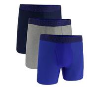 Under Armour - Performance Tech 6 Solid Boxerjock 3 Pack - Intimo L blu