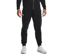 Under Armour Men's UA Essential Fleece Joggers Bottoms in Pile, Nero, M Uomo