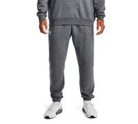 Under Armour Men's UA Essential Fleece Joggers Bottoms in Pile, Pitch Gray Medium Heather, L Uomo
