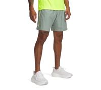 Under Armour Men's UA Tech Woven Wordmark Shorts Pantaloni, Verde Silice / / Giallo Alta Vis, S Uomo