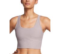 Under Armour Meridian Rib Crop Tank-GRY Canotte e Top XS Grigio