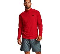 Under Armour Midlayer Tech 2.0 con mezza zip, rosso scuro