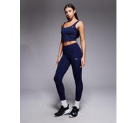 Under Armour - Motion - Leggings color blu navy mezzanotte e bianco S