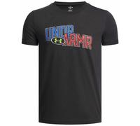 Under Armour Overlay Wordmark Jr - T-shirt - ragazzo YM Black junior
