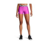 Under Armour Pantaloncini Corti da Donna HeatGear, Magenta vivido / / Bianco, M