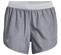 Under Armour Pantaloncini da Corsa da Donna Fly By 2.0, Acciaio Full Heather (035)/Acciaio, S