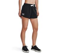 Under Armour Pantaloncini da Donna UA Rival Fleece Shorts, Nero, 1376257-001, MD