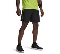 Under Armour Pantaloncini da Uomo in Tessuto Wordmark, (008) Nero / / Verde Iper, XL