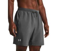 Under Armour Pantaloncini da uomo Launch Run 17,8 cm sfoderati, Castlerock/Castlerock/Riflettente, L