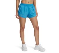 Under Armour Pantaloncini Fly by Donna, Ether Blue/Ether Blu/Riflettente, X-Large