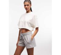 Under Armour - Pantaloncini in spugna grigio mélange chiaro XS