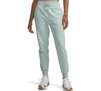 Under Armour Pantaloni da jogging Rival in pile da donna, Smalto Blu/Bianco, L