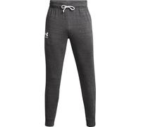 Jogger Under Armour Rival Terry da uomo Castlerock Light Heather / Onyx Bianco S