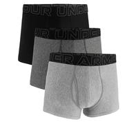 Under Armour Boxer da uomo Performance Tech™ 3" Confezione da 3 – Gamba 8 cm – Traspiranti Grigio L