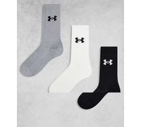 Set di calzini Under Armour Performance Cotton 3P Crw Dimensioni dei calzini: 42-47,5 / Colore: mix1