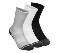 Under Armour Performance Tech Crew Calzini Sportivi Confezione Da 3 - Grigio, Multicolore