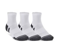 Under Armour Performance Tech Quarter Calzini Da Tennis Confezione 3 in bianco, Taglia: 47.5-50.5