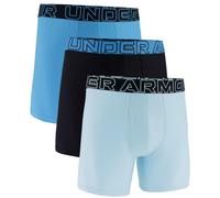Under Armour Performance Tech Solid 6in 3-pcs Boxer S Bianco