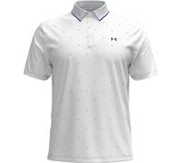 Under Armour Pericolo per il Polo Driver, bianco