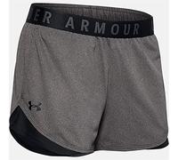 Under Armour Play Up Shorts 3.0, Pantaloncini, Donna, Grigio (Carbon Heather/Black-090 ), L