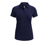 Under Armour Polo a Maniche Corte Zinger, (410) Navy/Jet Gray/Metallic Silver, S Donna