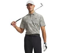 Under Armour Polo Driver stampata, titanio/verde