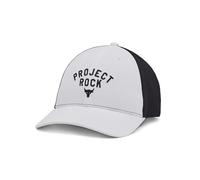 Under Armour Project Rock Trucker Hat Cappello/Cappello Uomo, (100) Bianco / Nero / Nero, taglia unica