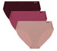 Under Armour Pure Stretch 3-Pack No Show Bikini Mutande XS Marrone