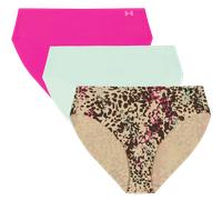 Under Armour Pure Stretch 3-Pack Printed No Show Bikini Mutande M multicolore
