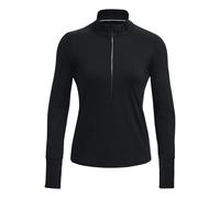 Under Armour Qualifier Run Half-Zip Manica Lunga Donna-Nero