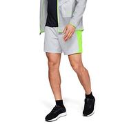 Under Armour Qualifier Speedpocket 7 Inch Pantaloncino Corto, Uomo, Grigio, MD